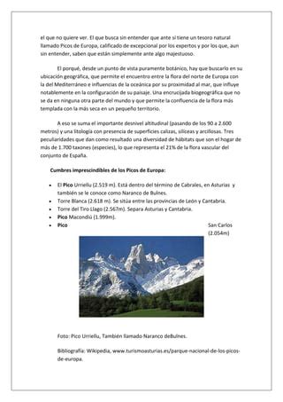 Picos De Europa PDF