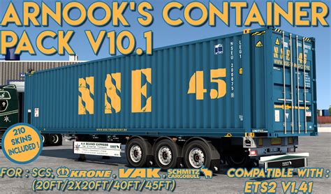 Scs Containers Skin Project V Aio By Arnook X Ets Mods