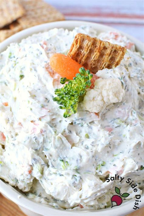 Creamy Veggie Dip The Perfect Party Pleaser