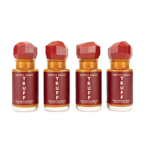 Amazon TRUFF Hotter Sauce 4 Pack Mini Set Portable Travel