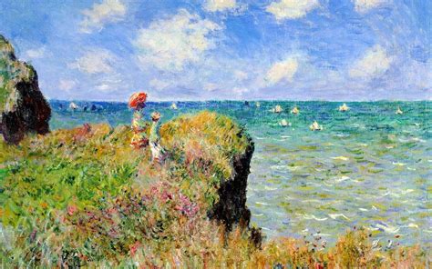 Monet S Sea Cliff Painting