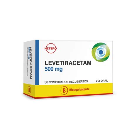 Levetiracetam 500 Mg X 30 Comprimidos Recubiertos Seven Pharma Chile