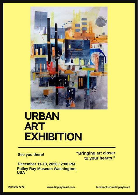 Free Exhibition Templates To Edit Online