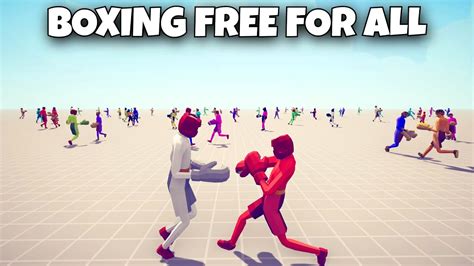 BOXING FREE FOR ALL THE LAST ONE STANDING Totally Accurate Battle