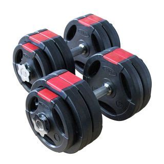 Kunststof Gripper Dumbbell Set 2 X 15 Kg Fitness Seller