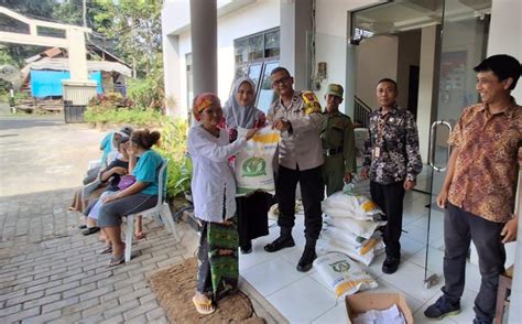 Polsek Kedungkandang Dukung Ketahanan Pangan Pak Bhabin Monitoring