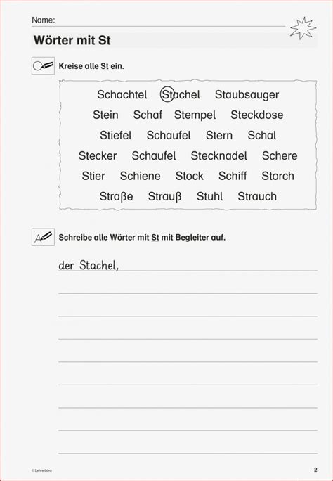 Sp St Grundschule Arbeitsblätter 8 Stile Für 2022 Kostenlose