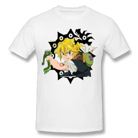 Camiseta Unissex Estampada Anime Nanatsu No Taizai Meliodas Atelier