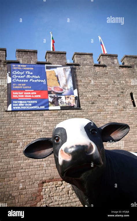 The Great British Cheese Festival Cardiff Castle Stock Photo Alamy