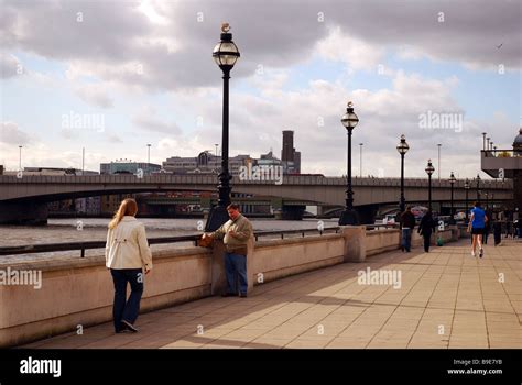 London Embankment and Bridge Stock Photo - Alamy