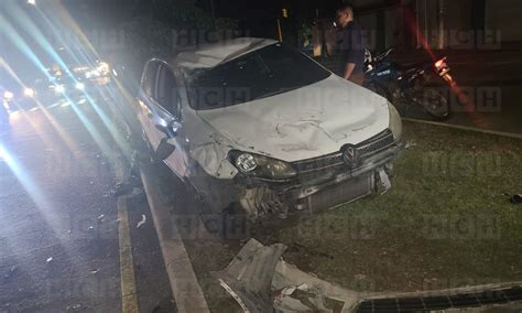 Brutal Accidente Vial Deja Pérdidas Materiales En La Capital Hchtv