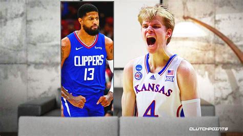 Kansas Basketball Gradey Dick Has Honest Admission On Paul George