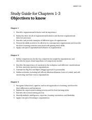 Study Guide Chapters Docx Mgmt Study Guide For Chapters