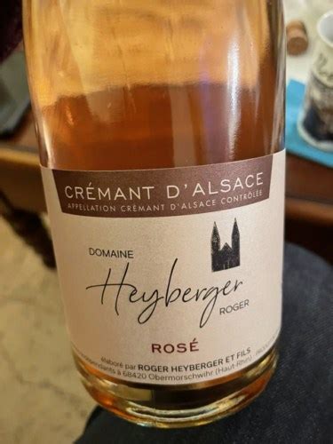 Roger Heyberger Cr Mant D Alsace Ros Vivino Australia