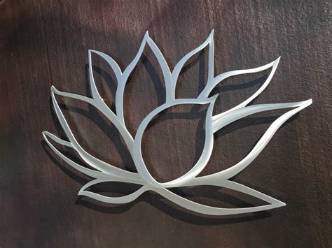 Lotus Flower Metal Wall Art Lotus Metal Art Home Decor