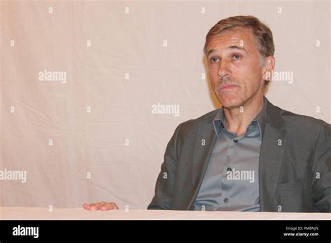 Christoph Waltz at the 'Big Eyes' Press Conference at The Beverly ...