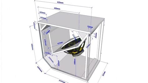 Plan Subscope Sub Woofer Hybird Subwoofer Box Sub Box Design