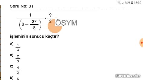 KPSS 2020 LİSANS MATEMATIK SORULARININ ÇÖZÜMÜ YouTube