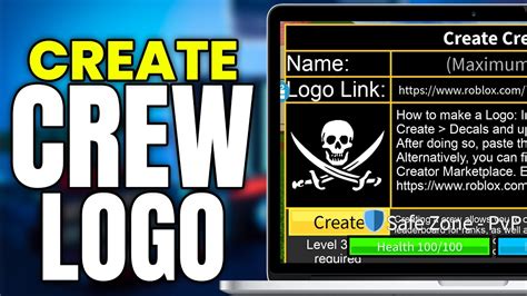 How To Make Crew Logo In Blox Fruits 2024 Get Decal Link For Blox Fruits Crew Logo Youtube