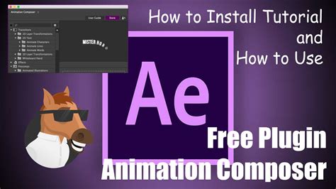 How To Install Animation Composer After Effects I Free Plugin I