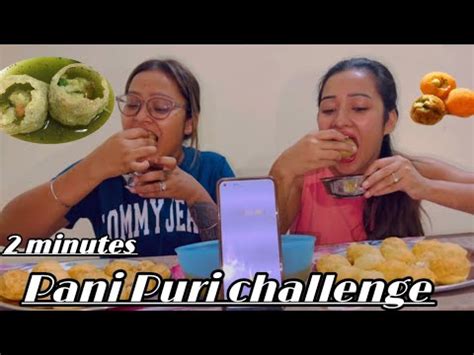 Pani Puri Challenge Golgappa Challenge 2 Minute Challenge