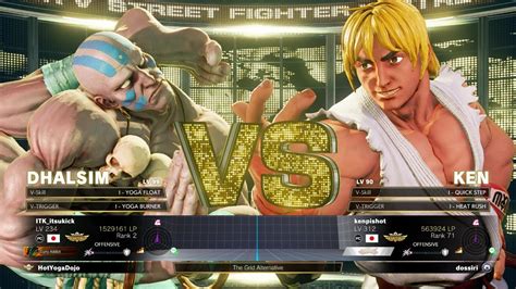 Sfv Champion Edition Itsukick Dhalsim Vs Kenpi Ken Online Match