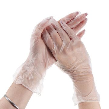 100pcs Disposable Gloves Food Grade Pvc Examination Disposable Vinyl