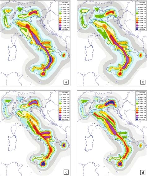 Seismic Hazard Maps Of Italy Computed Using Different Attenuation