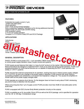 Pa Datasheet Pdf Protek Devices