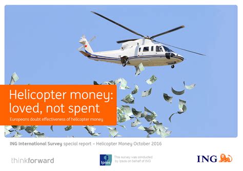 Helicopter Money Will Cash From The Sky Boost Europes Economy ING