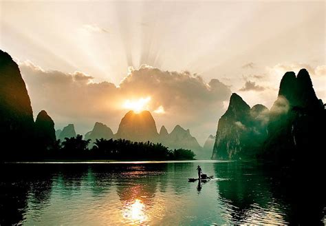 Река Лицзян (Ли) в Китае Parc National, National Parks, Li River China ...
