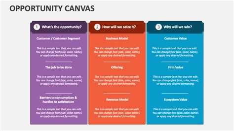 Opportunity Canvas Powerpoint And Google Slides Template Ppt Slides