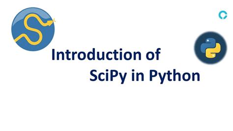 Introduction Of Scipy In Python Codingstreets