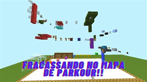 Jogando Um Mapa De Parkour Minecraft Youtube