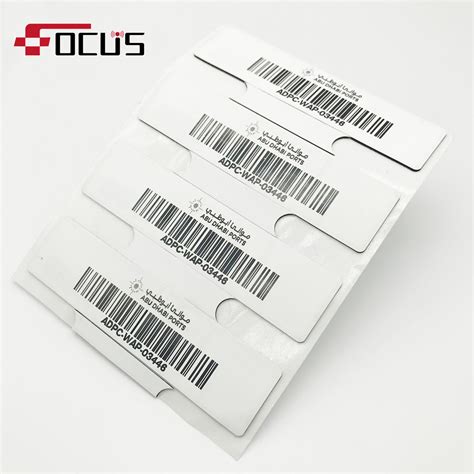 ISO 18000 6c Printable Flexible UHF RFID Tag Label Sticker On Metal