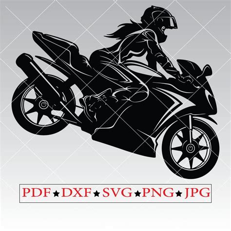 Motorcycle Clipart Svg Biking For Ts Design Svg Clipart Files Ride Svg Files For Cricut Biker