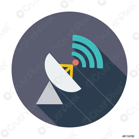 Satellite Antenna Stock Vector 3116782 Crushpixel