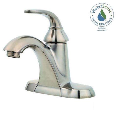 Pfister Pasadena 4 In Centerset Single Handle Bathroom Faucet In