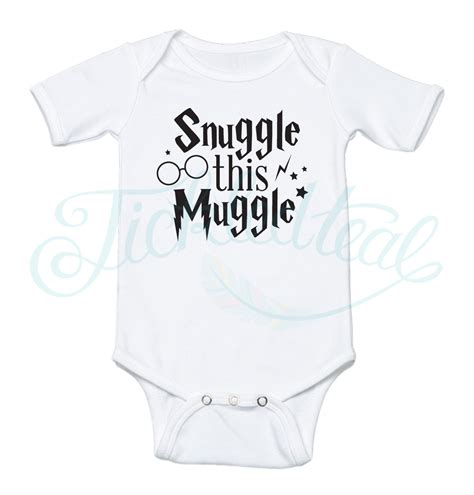 Snuggle This Muggle Baby Onesie Harry Potter Inspired Baby