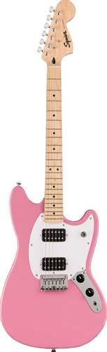 Squier Sonic Mustang Hh Flash Pink Maple Fingerboard Guitarguitar