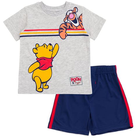 Disney Winnie The Pooh Tigger T Shirt And Mesh Shorts Outfit Set Infant