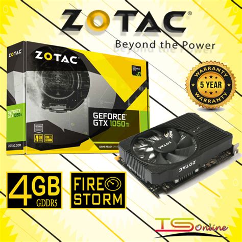 Zotac Gtx 1050 Ti Mini 4gb Gddr5 Zt P10510a 10l Lazada