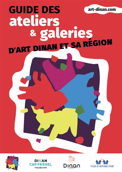 Plan guide Art Dinan des créateurs Ville de Dinan