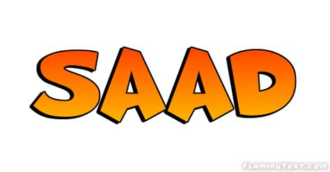 Saad Logo Free Name Design Tool From Flaming Text