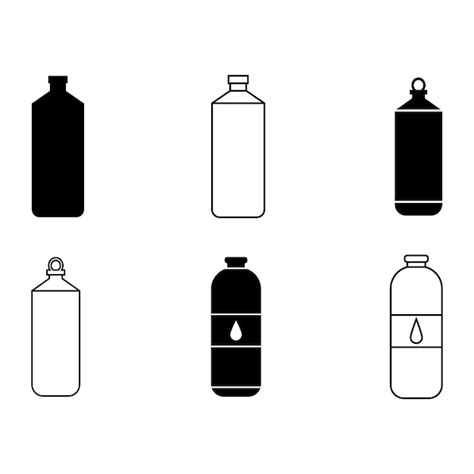 Premium Vector Water Bottle Icon Vector