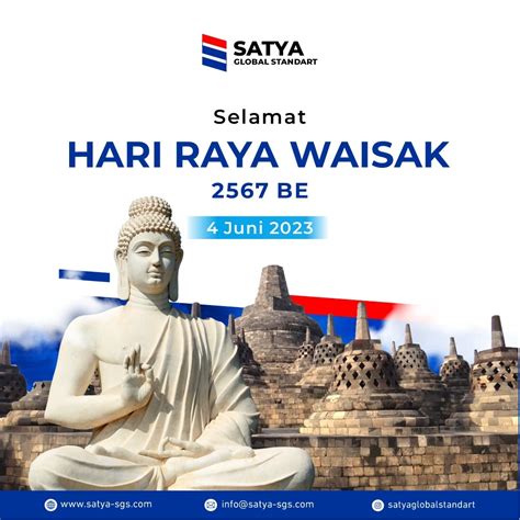 Selamat Hari Raya Waisak 2567 BE SATYA GLOBAL STANDART