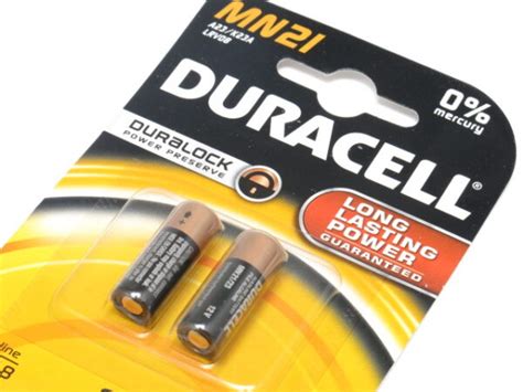 2 Pezzi Batteria Duracell MN21 A23 K23A LRV08 12V PianetaBatterie