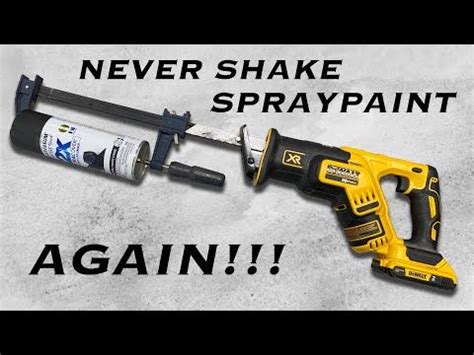 Easy DIY Paint Can Shaker. Never Shake Spray Paint Again!!!: Never ...