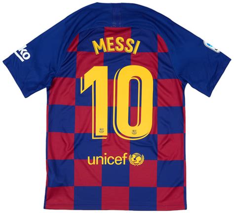 2019 20 Barcelona Home Shirt Messi 10 M