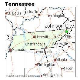 Where Is Johnson City Tn On A Map - Corny Doralia